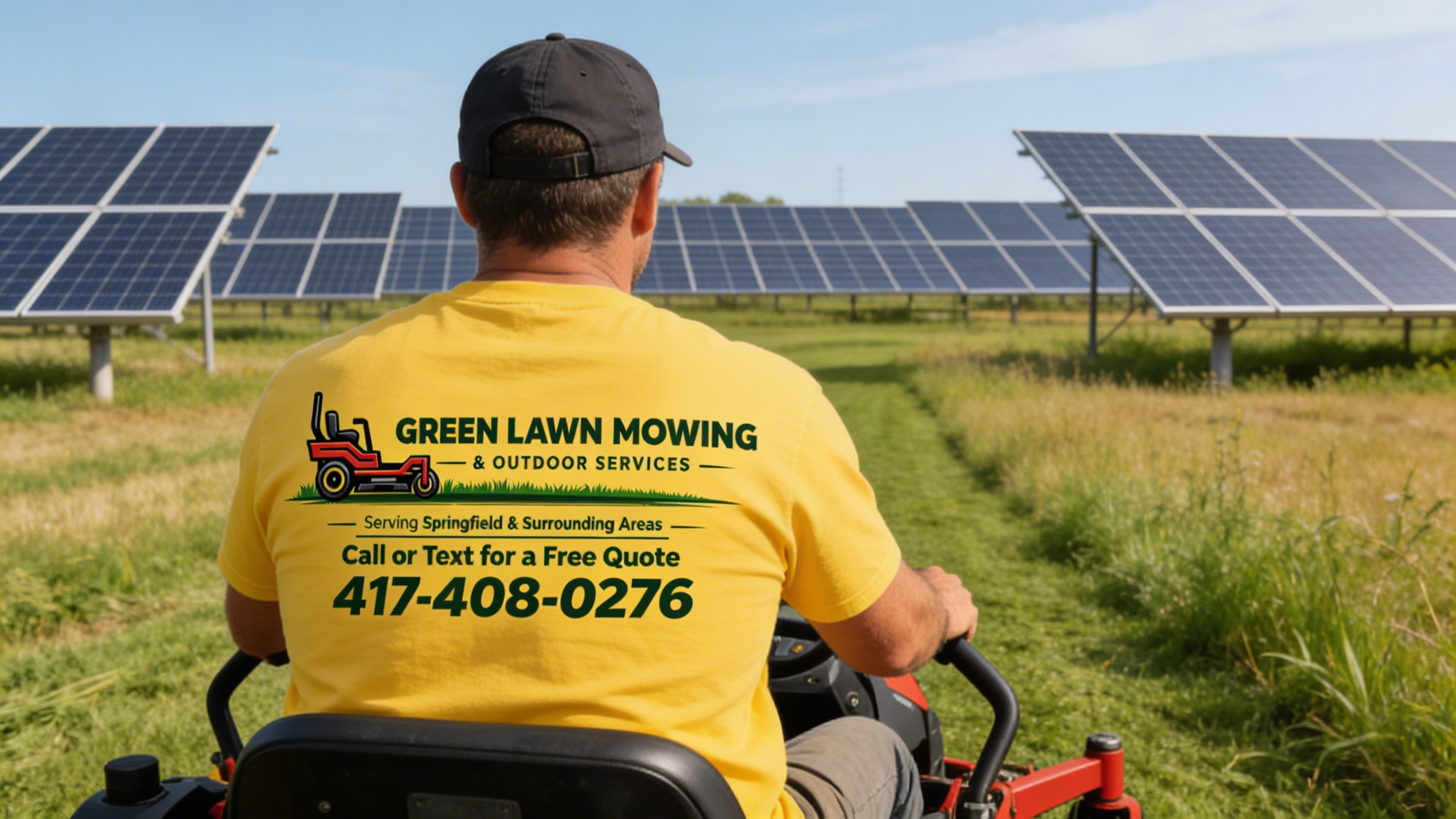 Team working on lawn