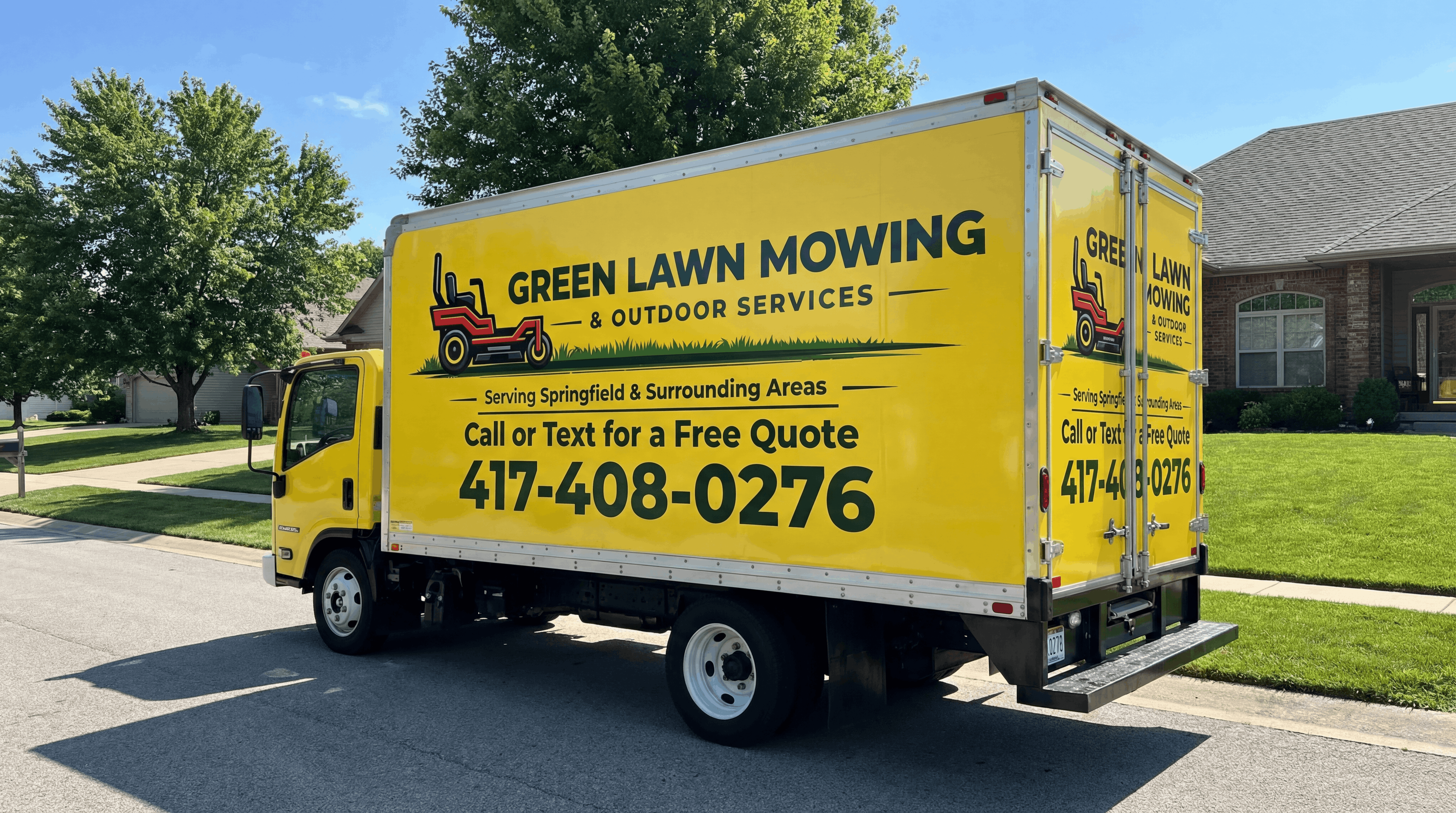 Yellow Service Truck